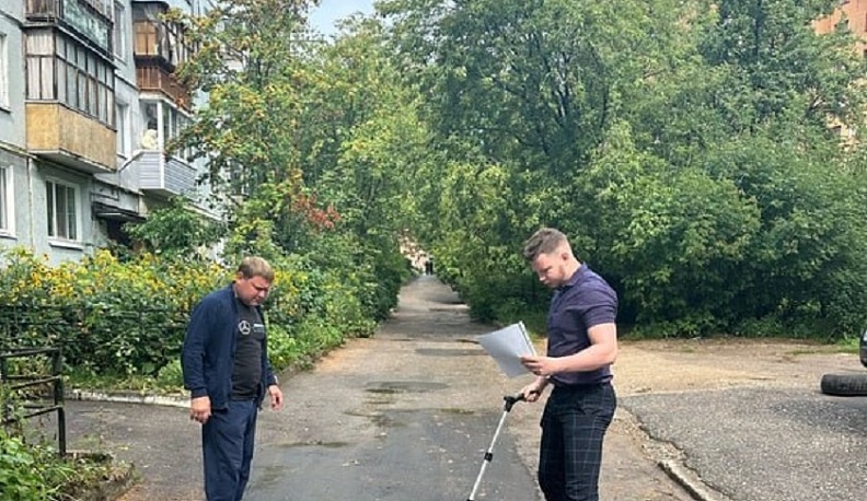 В Калуге продолжается ямочный ремонт