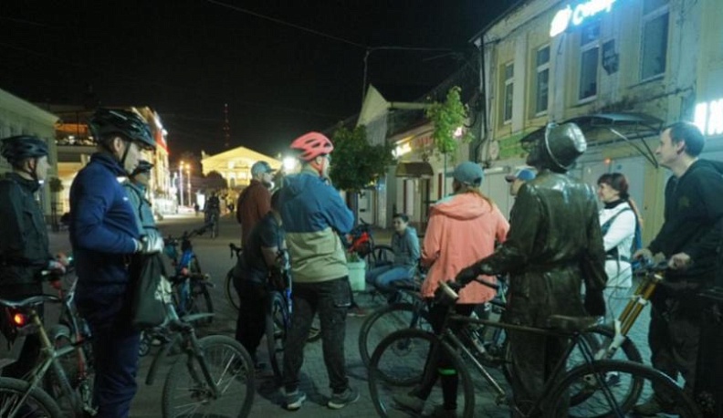 Велопробег по улицам Калуги прошел в ночь на 31 августа