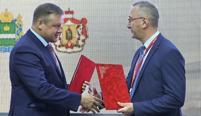 Губернаторы Калужской и Рязанской областей подписали соглашение о сотрудничестве