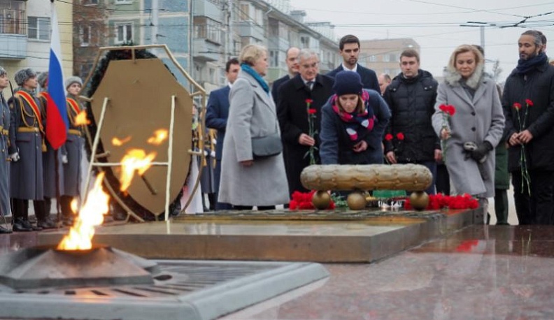 Немецкая делегация почтила память советских солдат