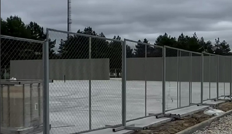 Велосипедные и беговые дорожки продолжают делать в Калуге в сквере Волкова