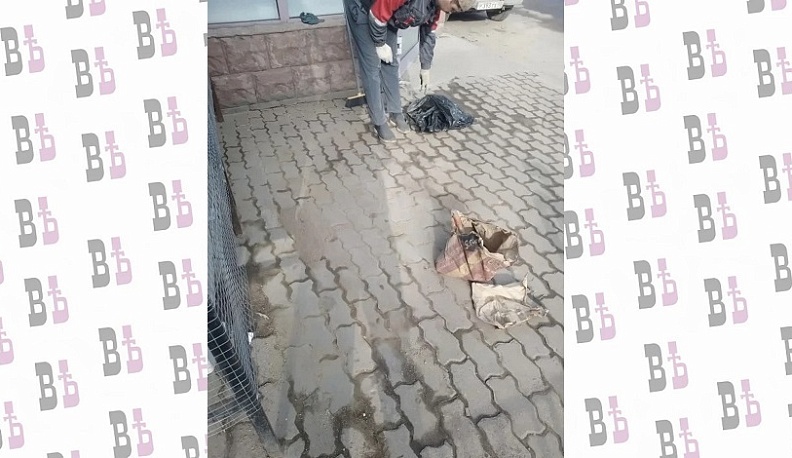 В Обнинске по просьбе жителя восстановили провалившуюся часть тротуара