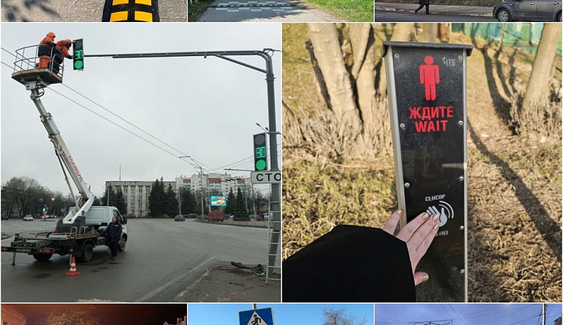 В 2024 году городскими службами Калуги и отремонтированы 4400 дорожных знаков