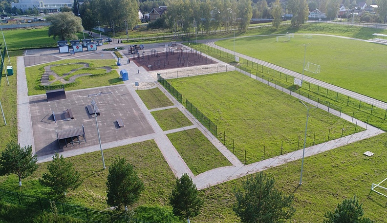 Городской стадион в Медыни