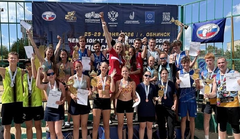 Калужские волейболистки завоевали серебро чемпионата и первенства России в Обнинске