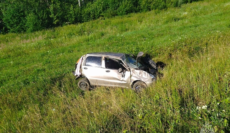 В Калуге в кювет вылетел «Дэо Матиз»