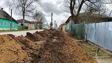 В Мосальске началось благоустройство тротуарной аллеи в рамках нацппроекта