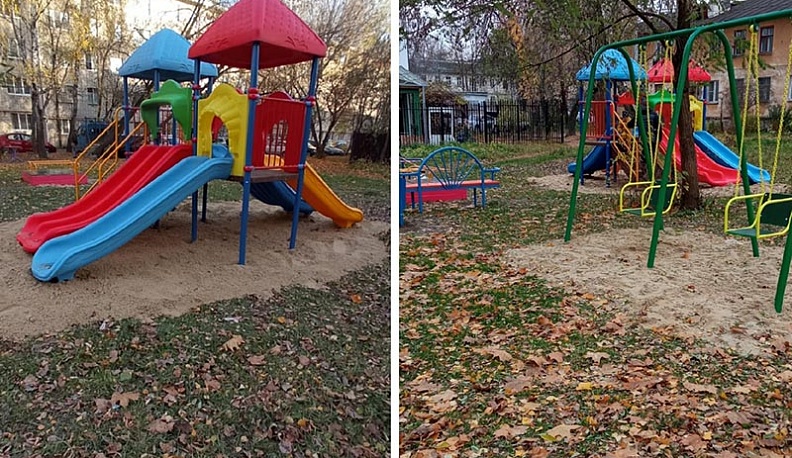 В Калуге за год установили более 80 новых детских площадок