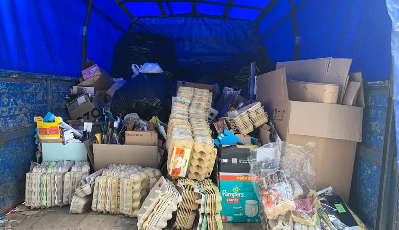 В Обнинске экоактивисты собрали около 200 кг редких фракций вторсырья