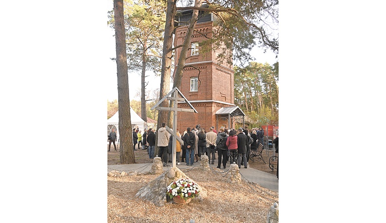 Музейная башня в сосновом бору