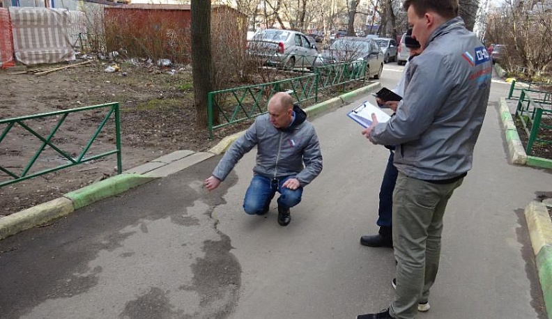 Народный фронт проверил качество ремонта калужских дворов