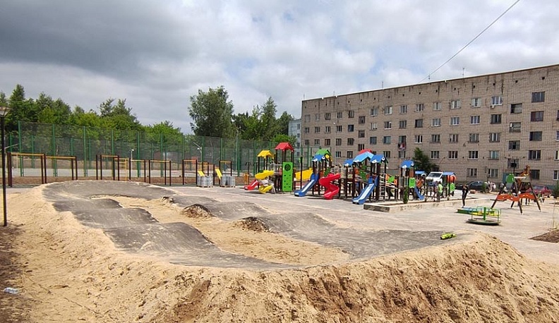 В калужском Турынине появился памп-трек для экстремалов