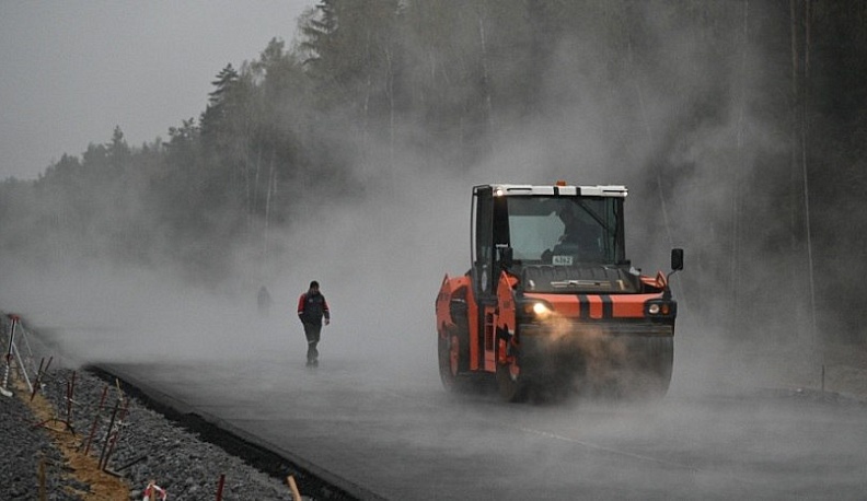 В Калужской области продолжается ремонт пяти дорог по нацпроекту