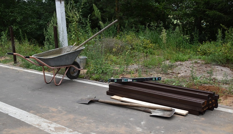 Территория Сукремльского лесопарка в Людинове благоустроена на 50%