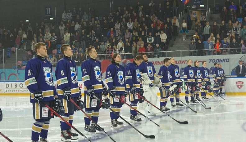 Серию домашних игр серии НМХЛ клуб «Калуга» открыл победой