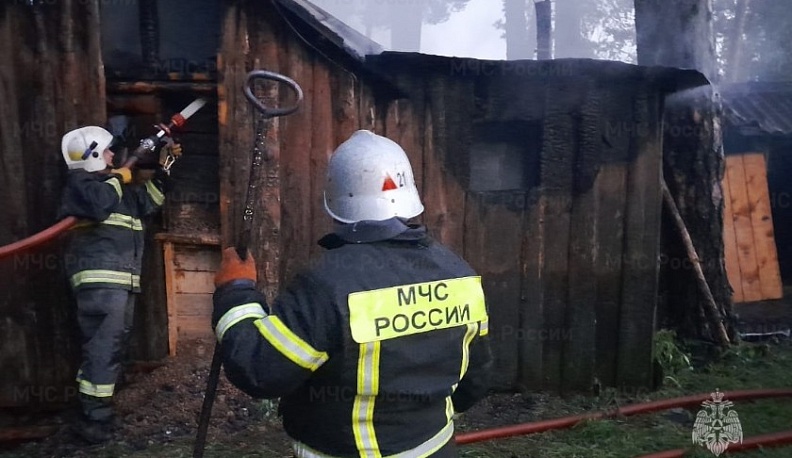 Пожар с пострадавшими произошёл в Калужской области