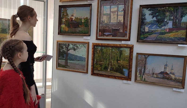 В Калуге презентовали выставку живописи Сергея Золотарёва