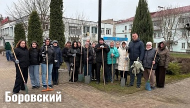 Весенние субботники прошли в Юхновском и Боровском округах