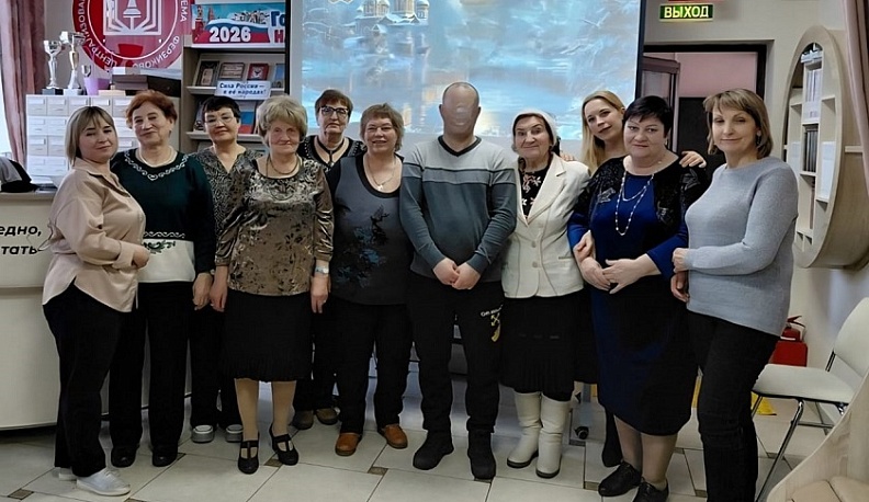 Участник СВО рассказал о жизни на фроте ветеранам Ферзиковского округа