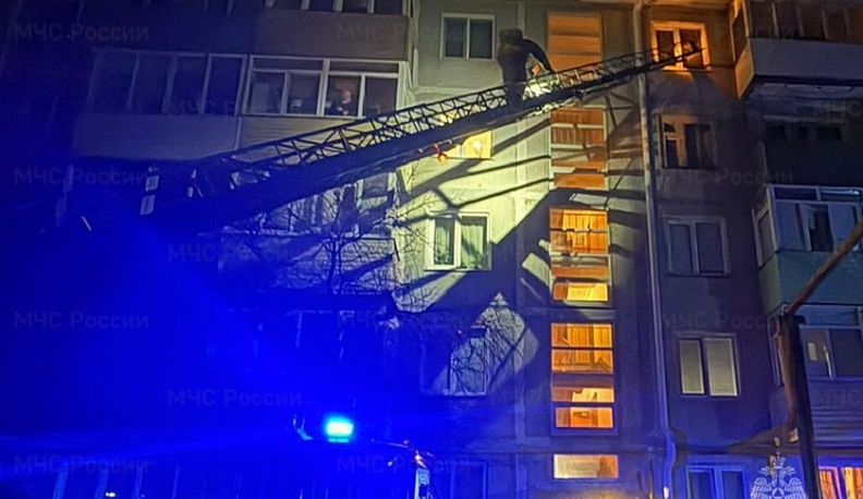 В Сухиничах произошел пожар в квартире