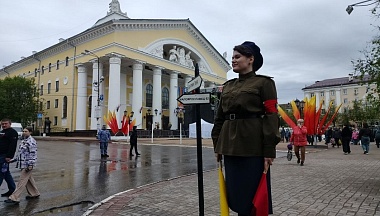 В Калуге Театральная площадь превратилась в музей Великой Отечественной войны