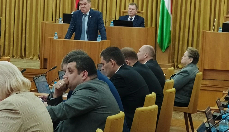 Сенатор РФ Александр Савин отчитался перед депутатами Заксобрания о своей деятельности