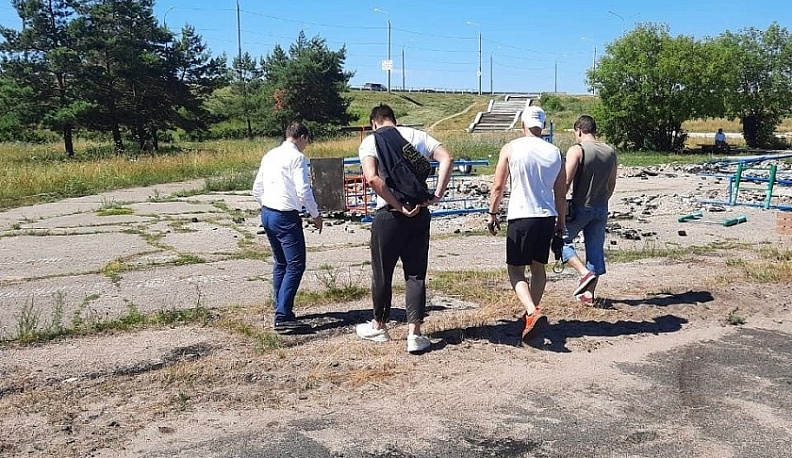 В сквер Волкова в Калуге вернут спортплощадку