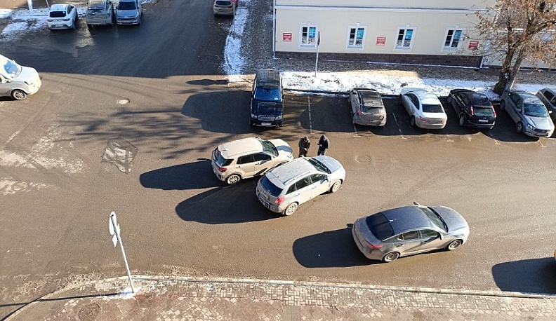 В Калуге столкнулись «Опель» и «Тойота»