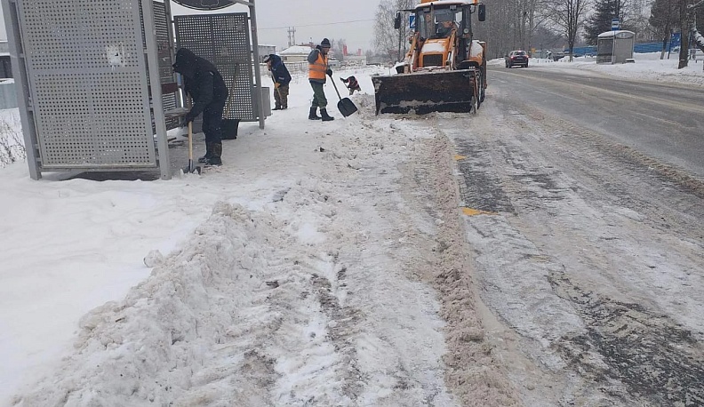 980 кубометров снега вывезли с улиц Калуги в понедельник