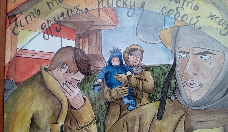 Дети Калужской области посвятили рисунки работе пожарных