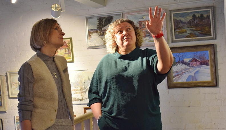 С рабочей поездкой в Тарусе побывала депутат Государственной Думы Мария Бутина