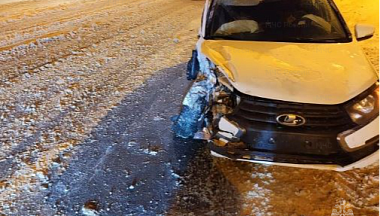 В Малоярославецком округе столкнулись две легковушки