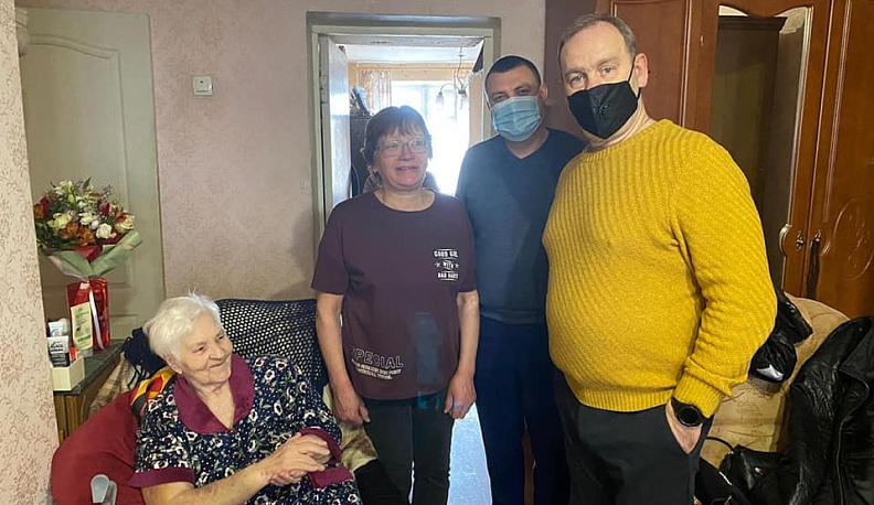 Калужанка отпраздновала 95-летие