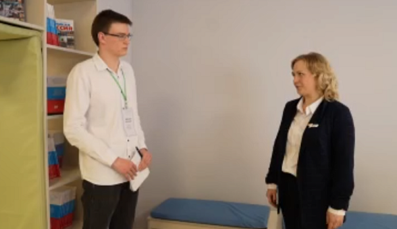 Медынские школьники пробуют свои силы на телевидении