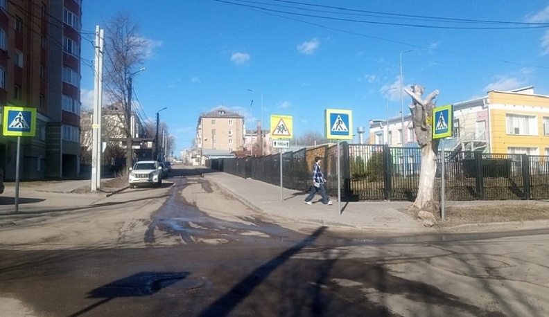 В Калуге появились новые дорожные знаки