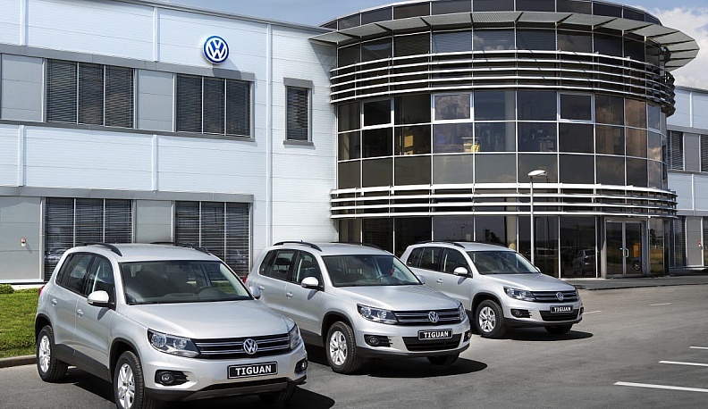 В сентябре завод «Фольксваген» выпустил трехсоттысячный автомобиль «Тигуан»