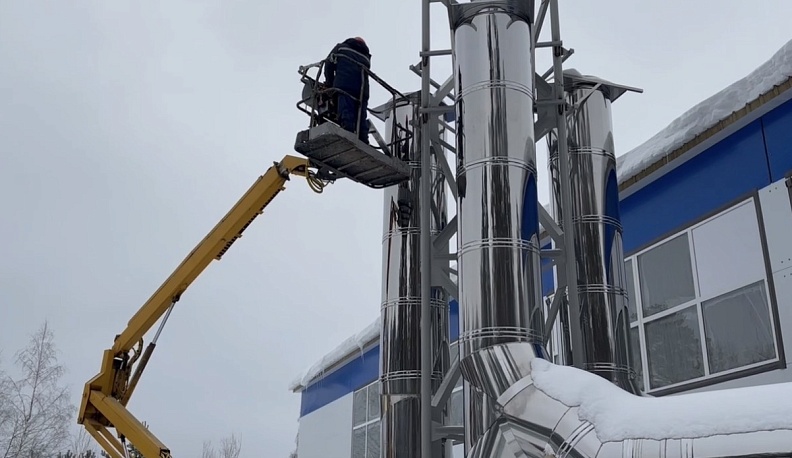 В Людинове завершается строительство котельной