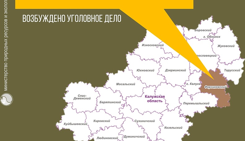 Министерство природных ресурсов и экологии подтвердили факт разлива мазута в Ферзиковском районе