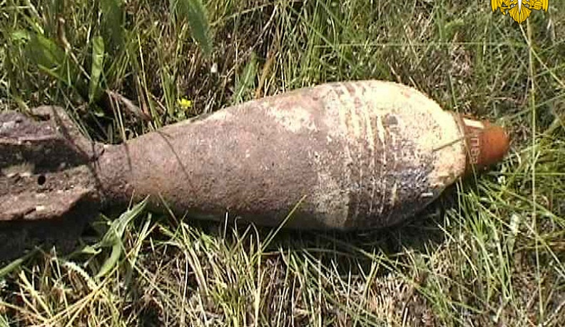 В Юхновском районе нашли снаряд времен Великой Отечественной войны