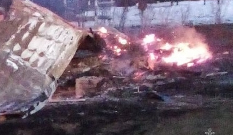 В Калужской области сгорел гостевой дом на базе отдыха «Голицино»