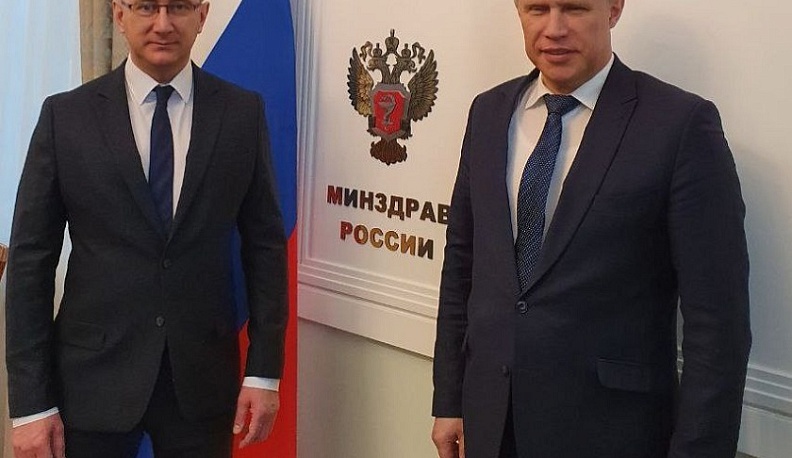 Владислав Шапша встретился с министром здравоохранения РФ