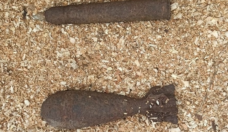 В Калужской области обезвредили два снаряда