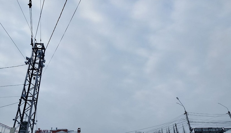 В Калуге сохраняется небольшой снегопад