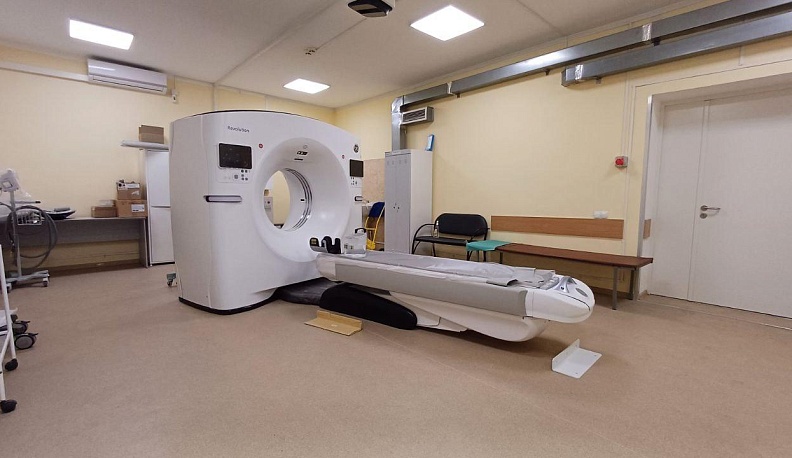 В больнице «Сосновая роща» установили новый компьютерный томограф
