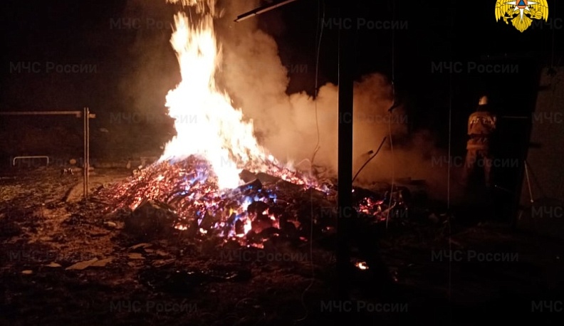 В Калужской области за ночь сгорело 4 бани