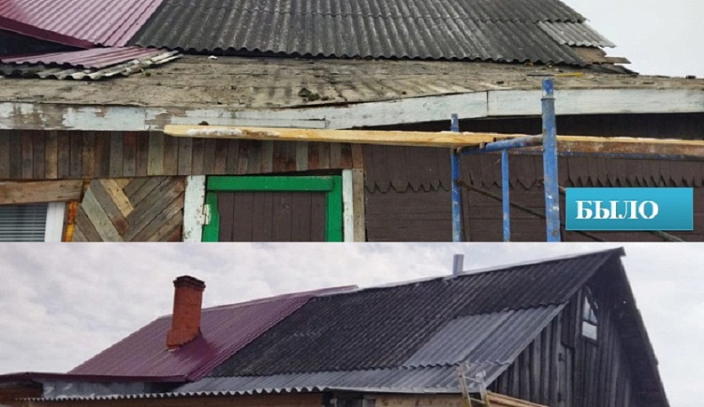 В Ферзикове произвели ремонт крыш многоквартирных домов