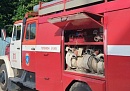 Машина загорелась в Боровском округе