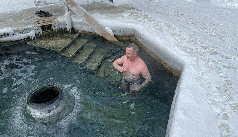 Владислав Шапша рассказал о впечатлениях от крещенской воды в Калуге