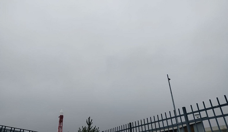 В Калуге продолжает идти дождь со снегом