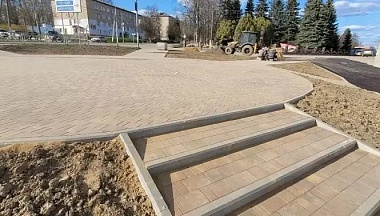 В Детчине преображается центр села благодаря проекту «ФГКС»